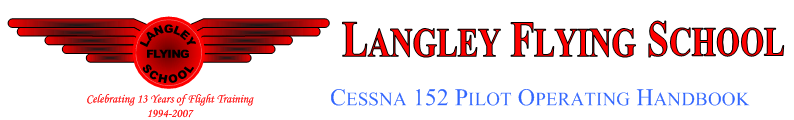 Langley Flying School, Ready Room, Cessna 150 Pilot Operating Handbook